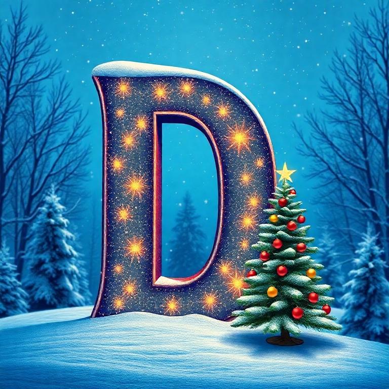 Christmas tree — litera D