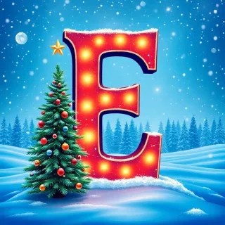 Christmas tree — litera E