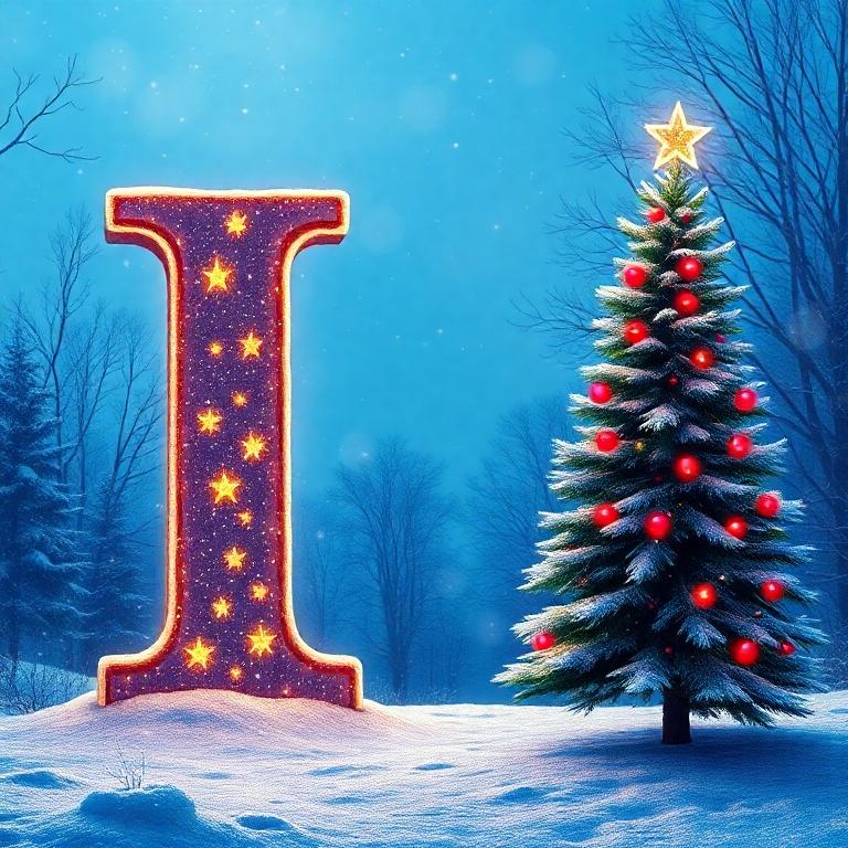 Christmas tree — litera I