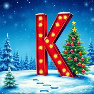 Christmas tree — litera K