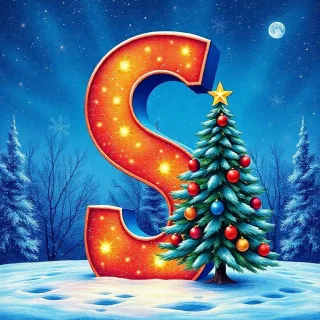 Christmas tree — litera S