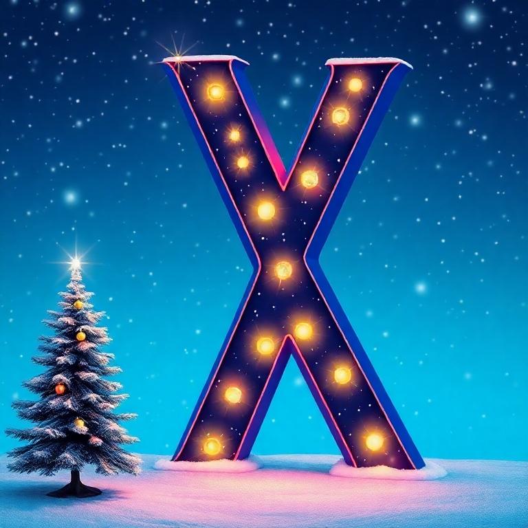 Christmas tree — litera X