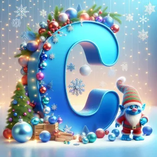 Christmas Troll — litera C