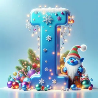 Christmas Troll — litera I