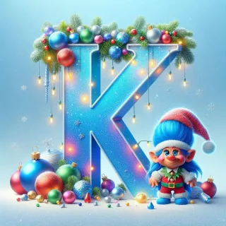 Christmas Troll — litera K