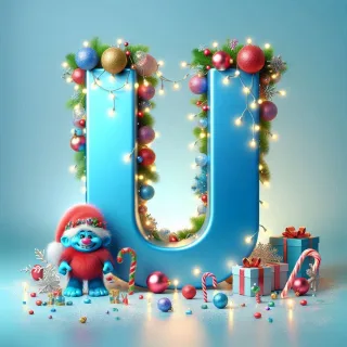 Christmas Troll — litera U