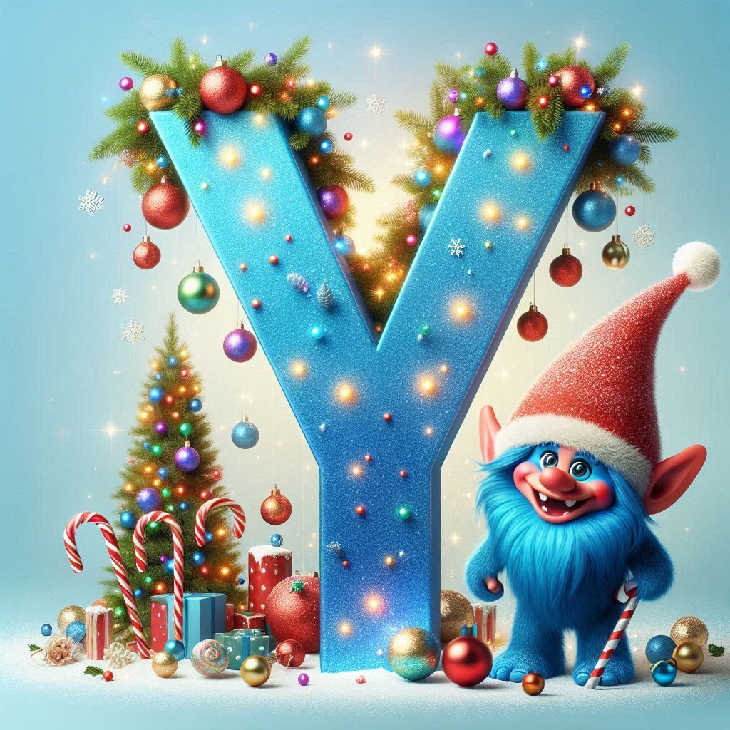 Christmas Troll — litera Y