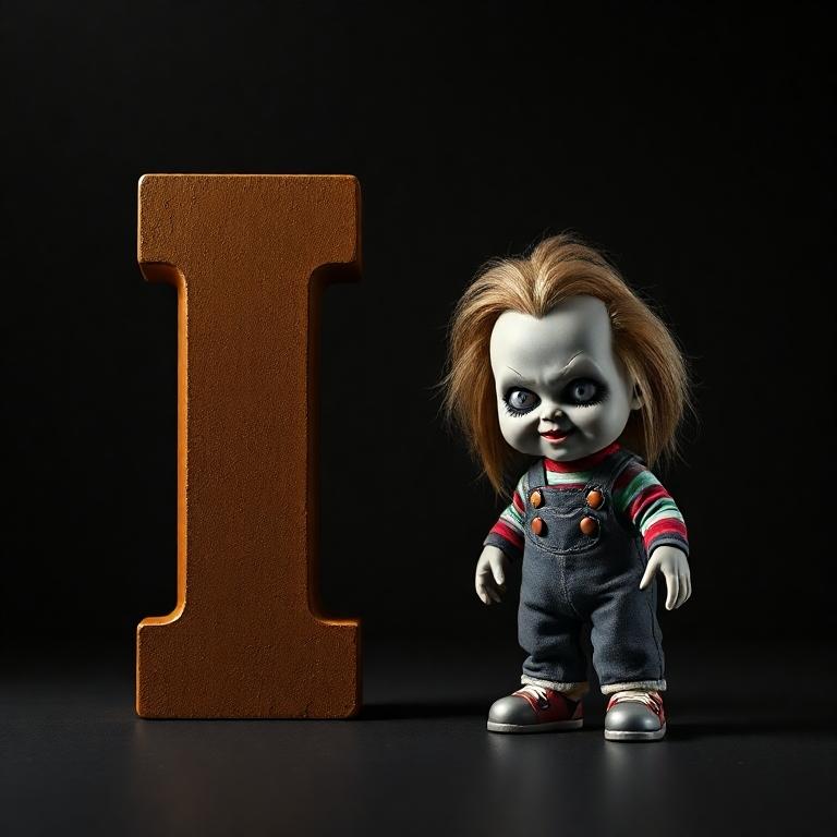 Chucky doll — litera I