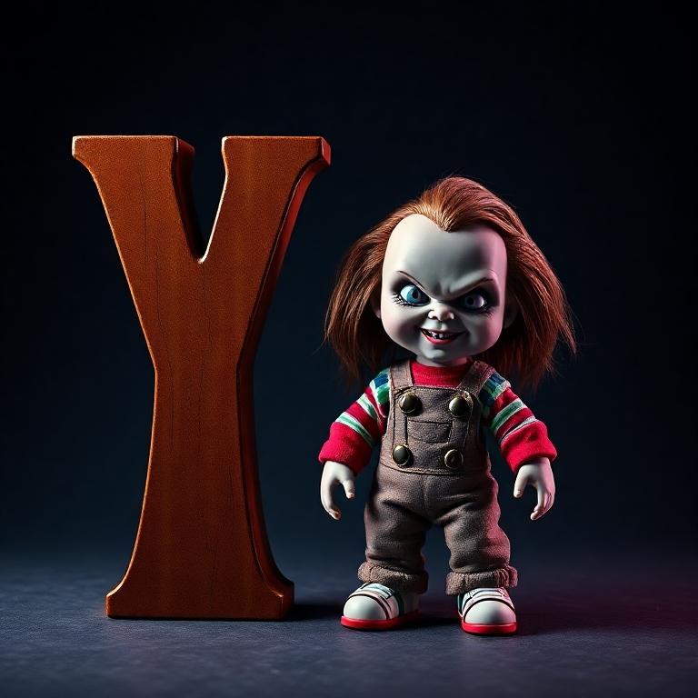 Chucky doll — litera Y
