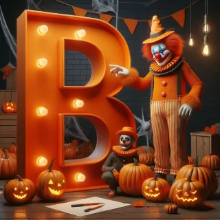 Clown 2 — litera B