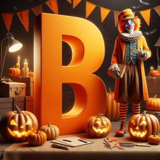 Clown 2 — litera B (wariant 2)