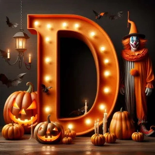 Clown 2 — litera D (wariant 2)