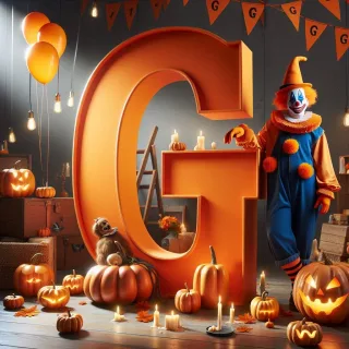 Clown 2 — litera G (wariant 2)
