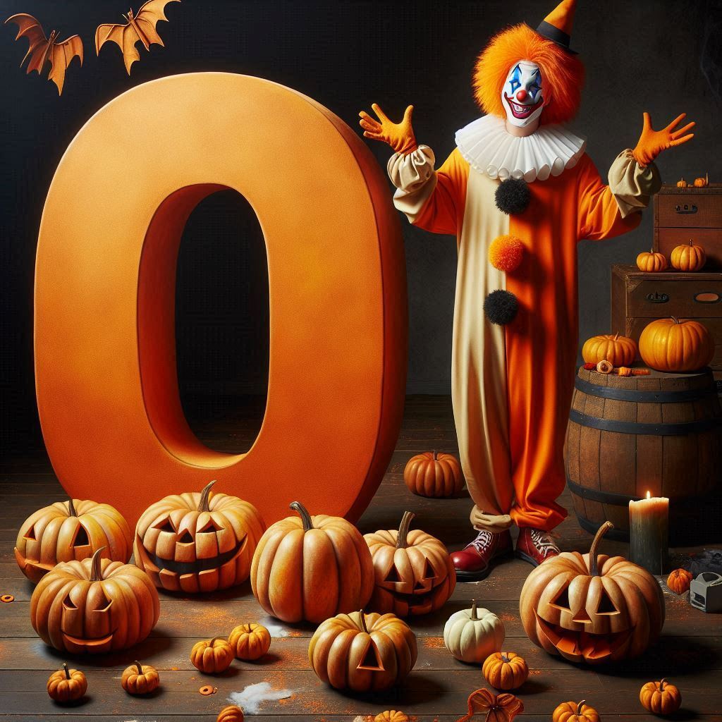 Clown 2 — litera O (wariant 2)