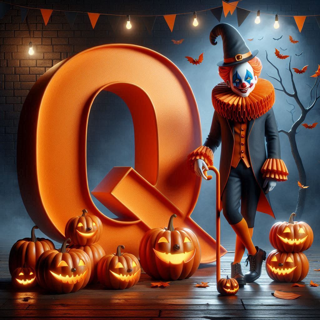 Clown 2 — litera Q (wariant 2)