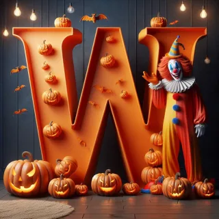 Clown 2 — litera W