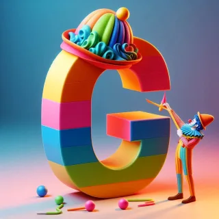 Clown hat — litera G