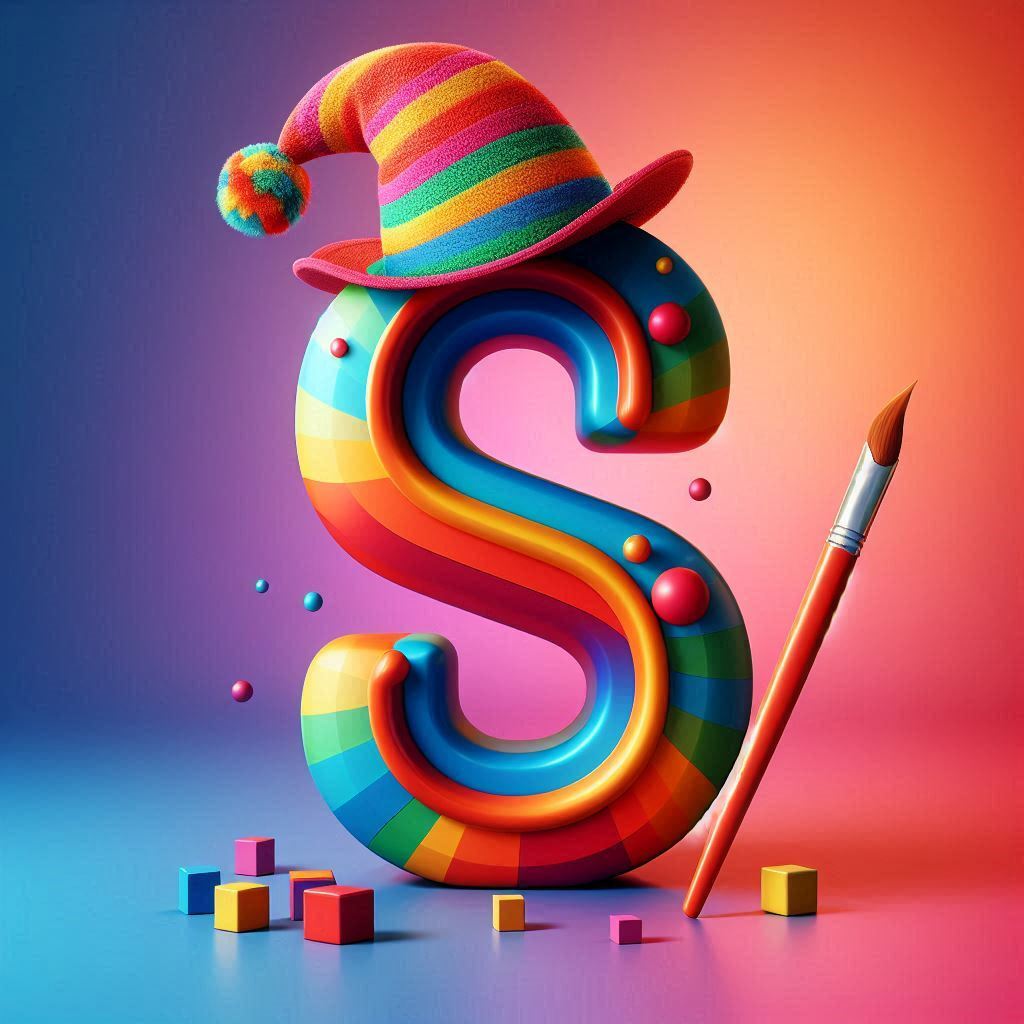 Clown hat — litera S