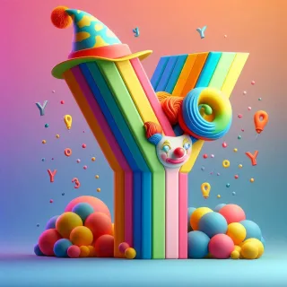 Clown hat — litera Y