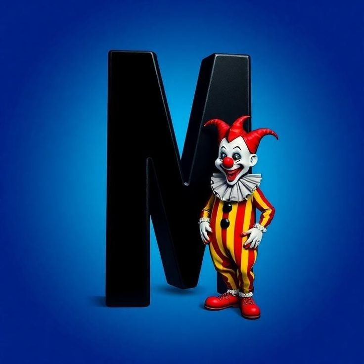 Clown — litera M