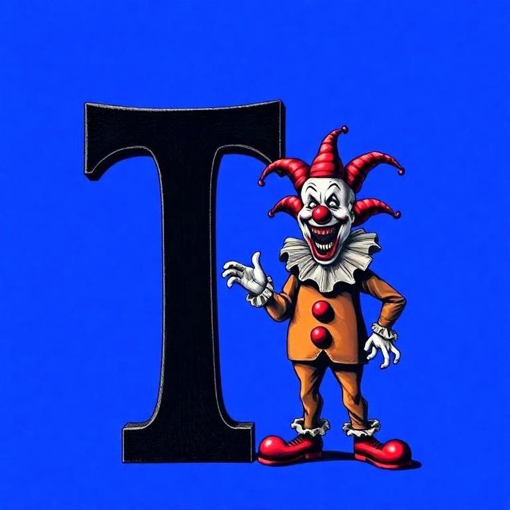 Clown — litera T