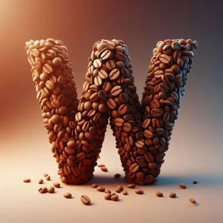 Coffee — litera W