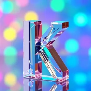 Colored glass 2 — litera K