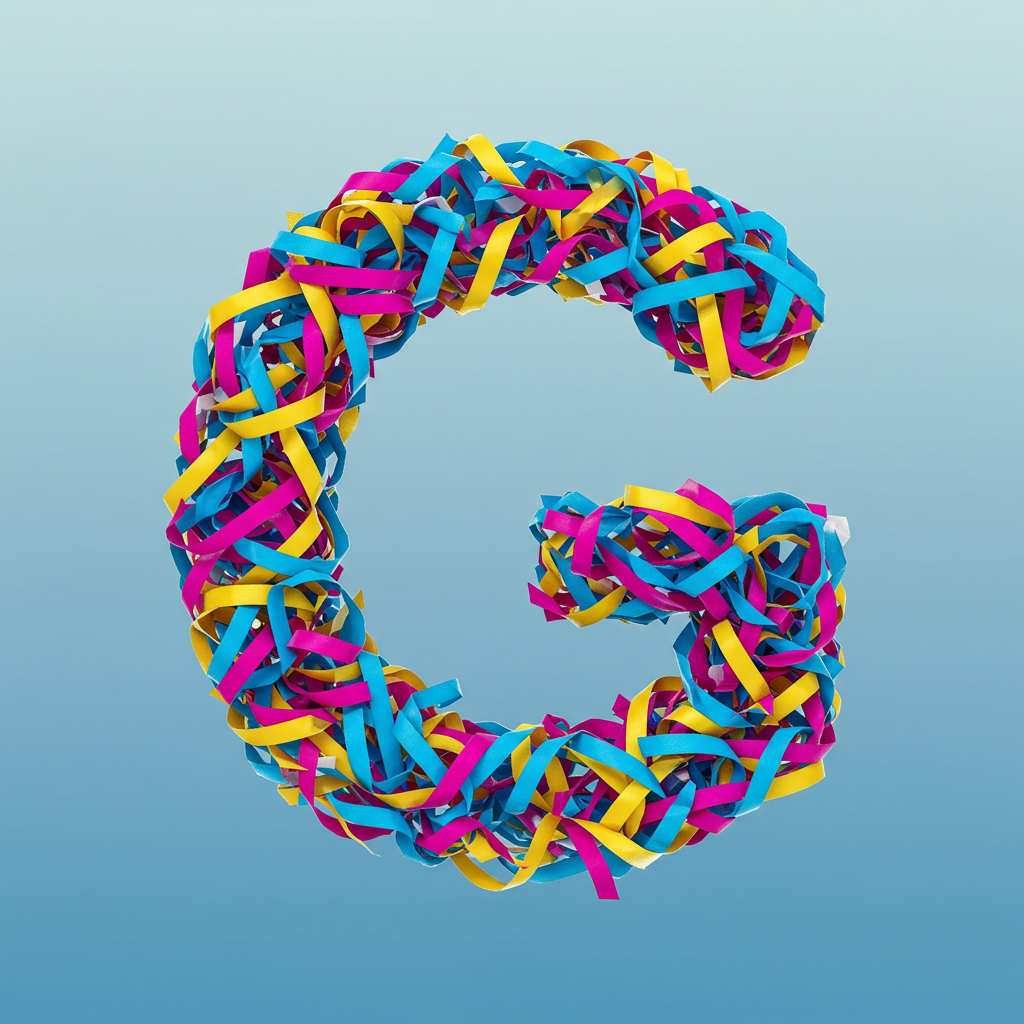 Colored ribbons — litera G