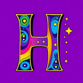 Colorful 4 — litera H