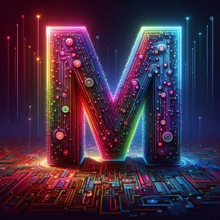 Colorful Matrix 2 — litera M