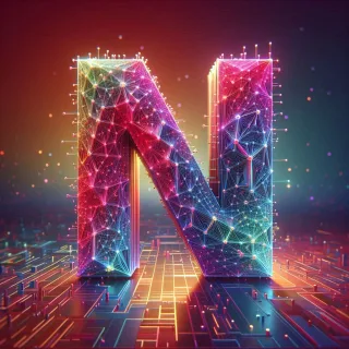Colorful Matrix 2 — litera N