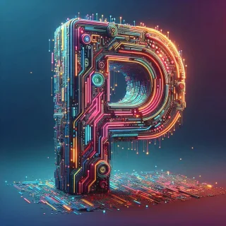 Colorful Matrix 2 — litera P