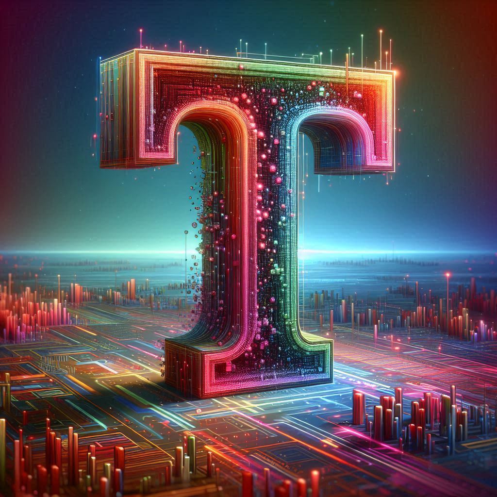 Colorful Matrix 2 — litera T