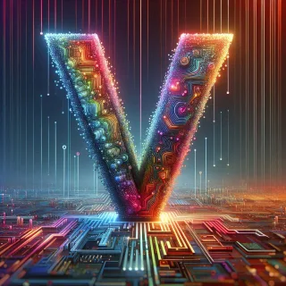 Colorful Matrix 2 — litera V (wariant 2)