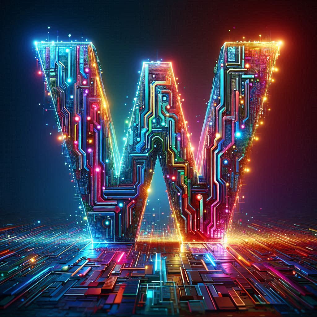 Colorful Matrix 2 — litera W