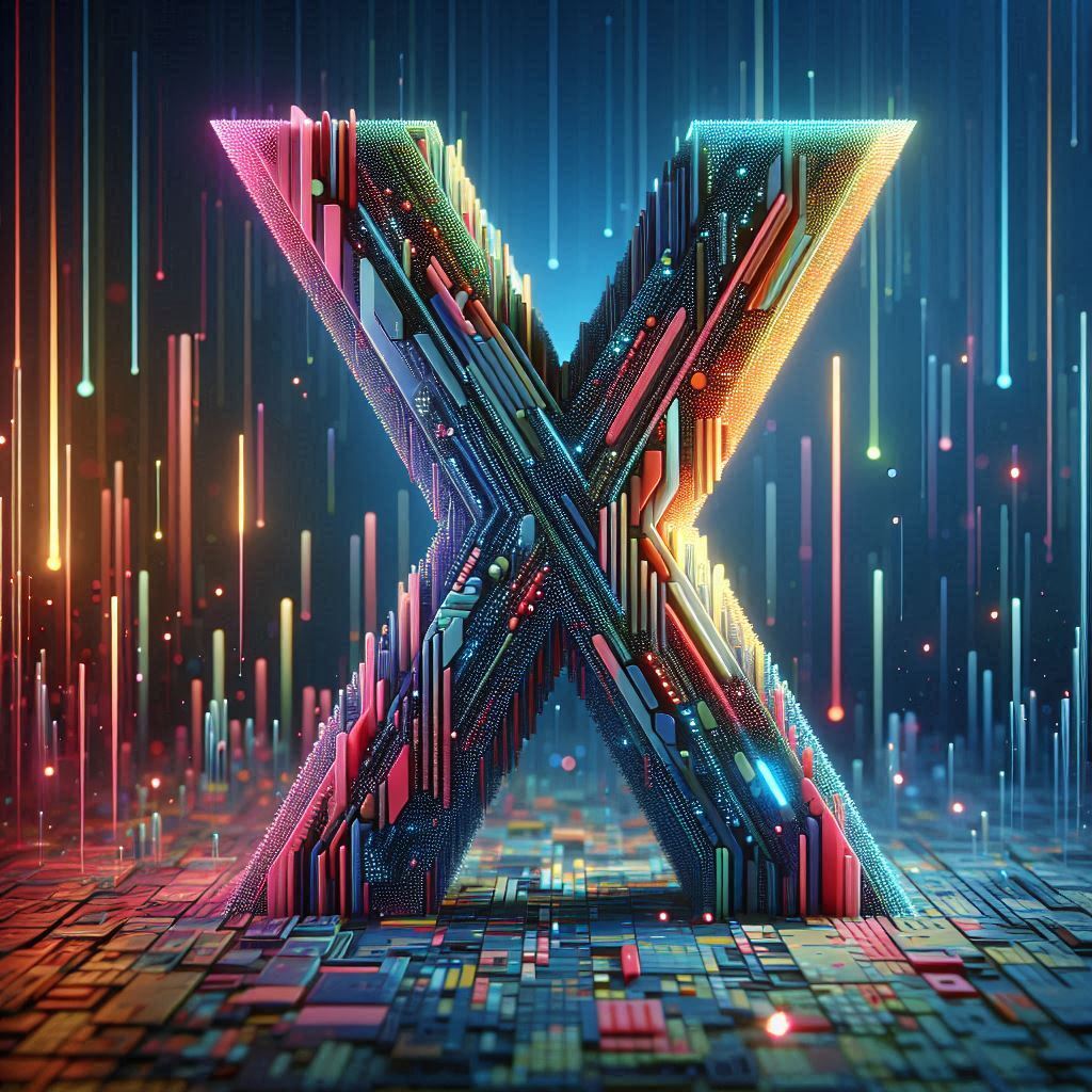 Colorful Matrix 2 — litera X