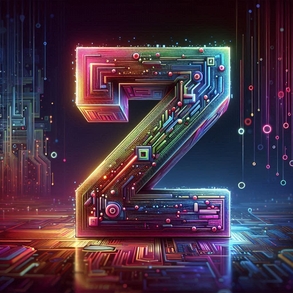 Colorful Matrix 2 — litera Z