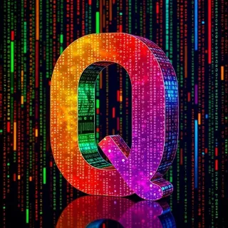 Colorful matrix — litera Q