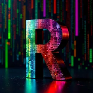 Colorful matrix — litera R