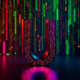 Colorful matrix — litera U