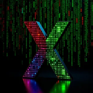 Colorful matrix — litera X