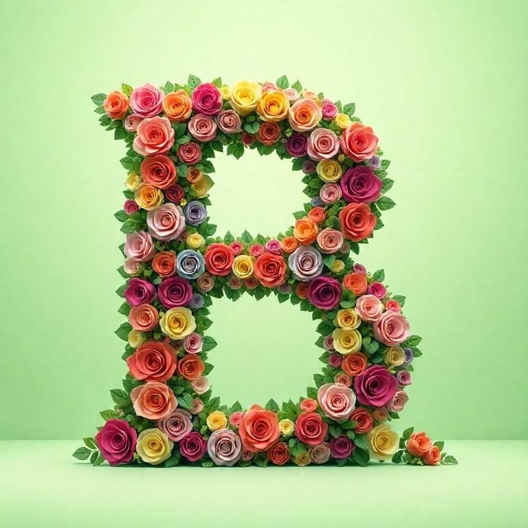 Colorful roses 2 — litera B