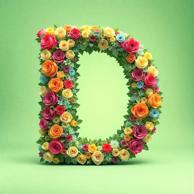 Colorful roses 2 — litera D
