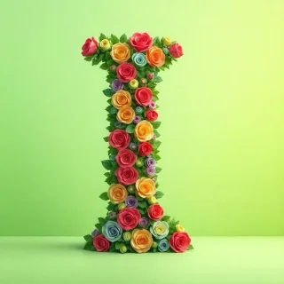 Colorful roses 2 — litera I