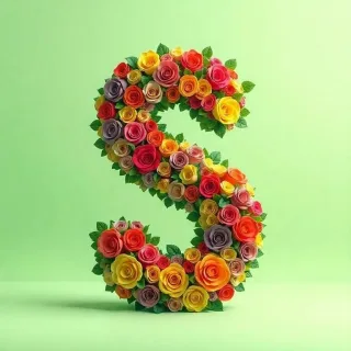 Colorful roses 2 — litera S