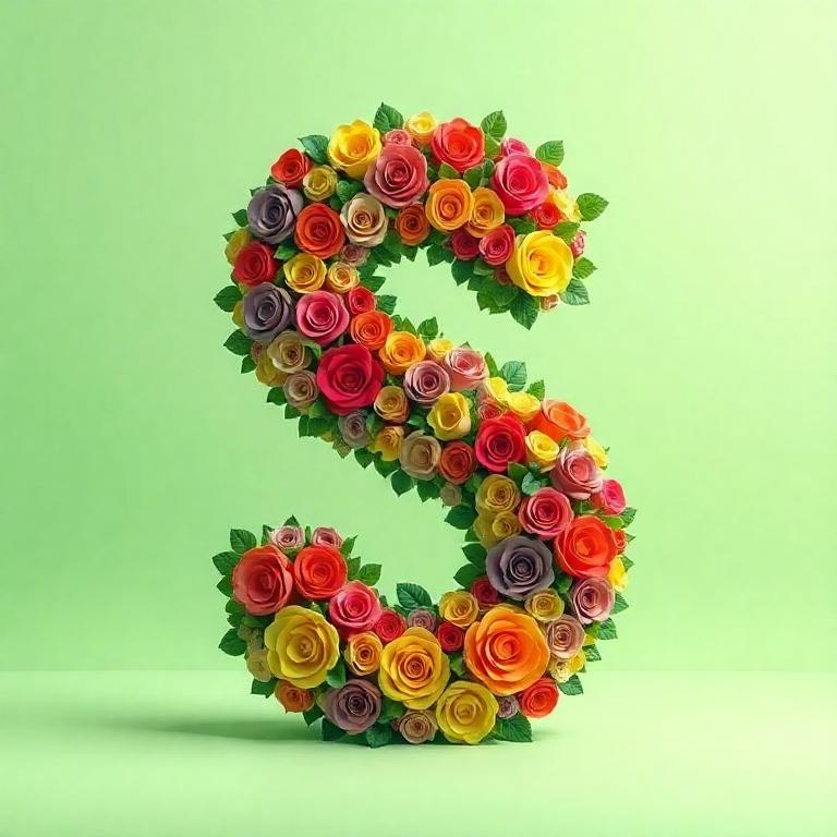 Colorful roses 2 — litera S
