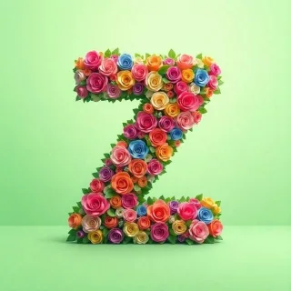 Colorful roses 2 — litera Z