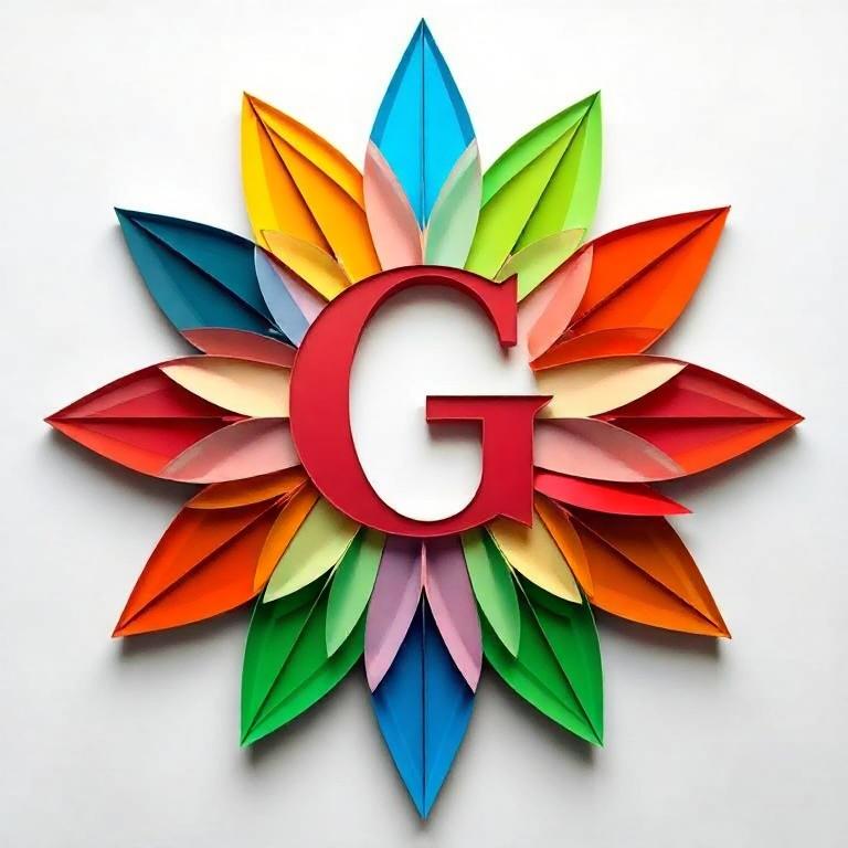 Colorful star — litera G