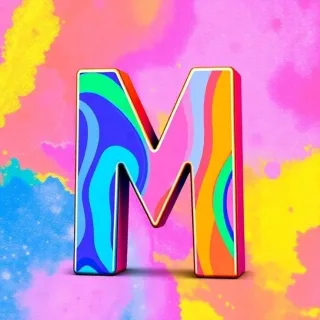 Colorful — litera M