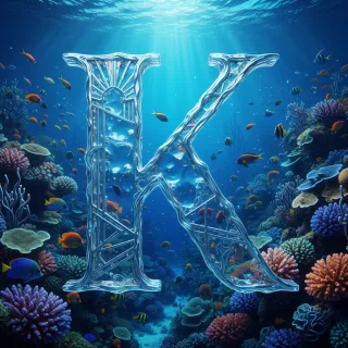 Coral reef — litera K